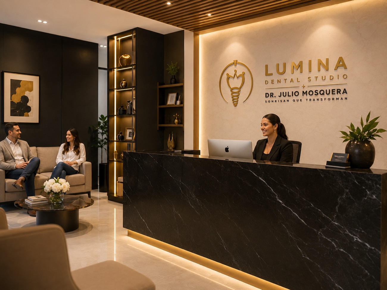 Recepción de Lumina Dental Studio
